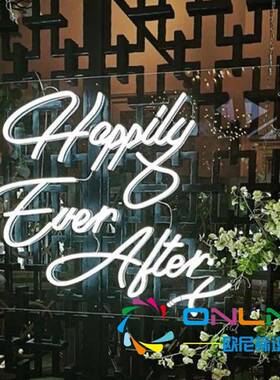 leld霓虹灯婚礼文字d款灯霓虹字母灯轮廓RHI灯e装饰广告标识灯牌