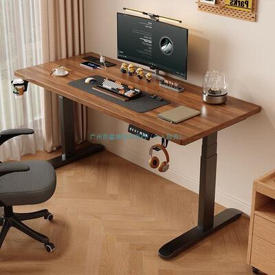 卡杰可桌升公降书桌工台电竞桌办学习实作木电动升降桌YLD智能电
