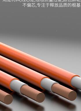 莞胜牌现5货火牛线温RVV3平方双层护套橙色东火ESS牛线耐105度