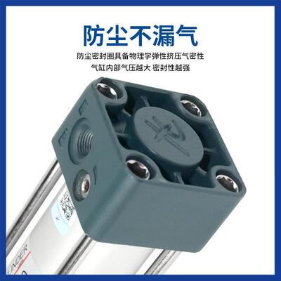 星辰德客型亚标准大推力气带磁性SC32/40/50205/75/HTP10/200/5缸