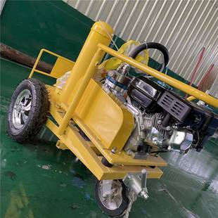 城CGA市道标线机小型手路推式的划线小区操场画直线机的机器