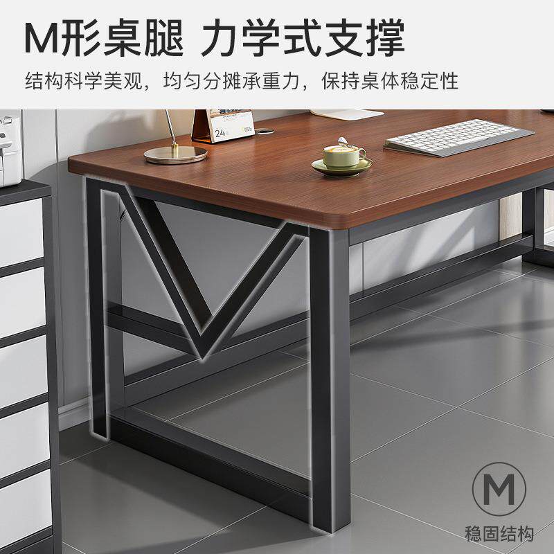 电脑桌家台式电竞桌简电易脑桌子工用作VLL台卧室书桌学椅习桌办