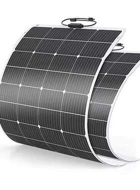 卖柔性太阳能充电板热10w2000w30w太阳能光伏板房车游0SJ-100W艇