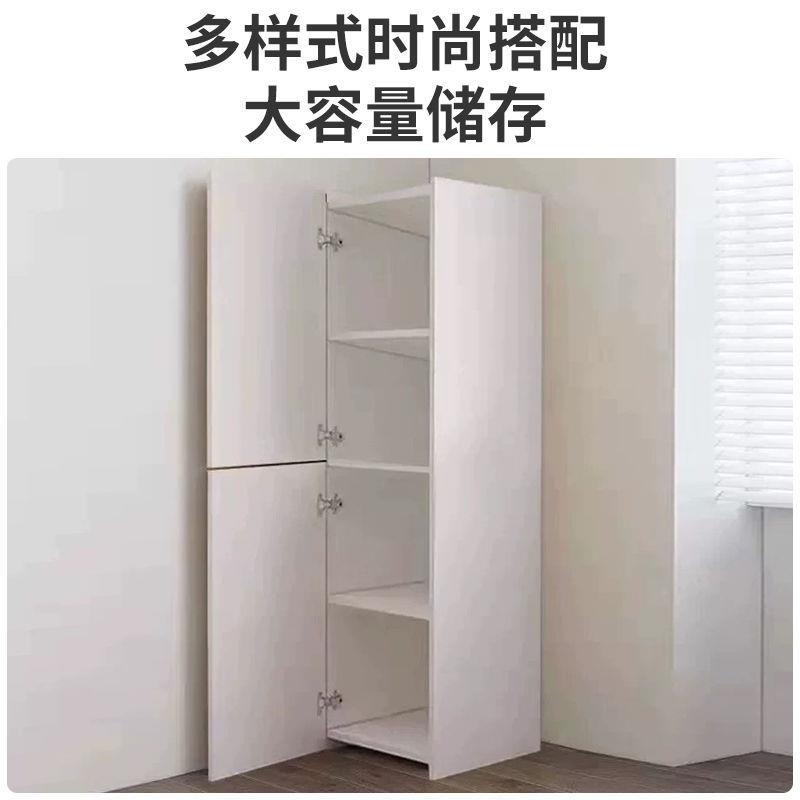 角落带门柜卧室拐角储转白色柜物柜角柜墙角柜角收纳柜MUO置物架