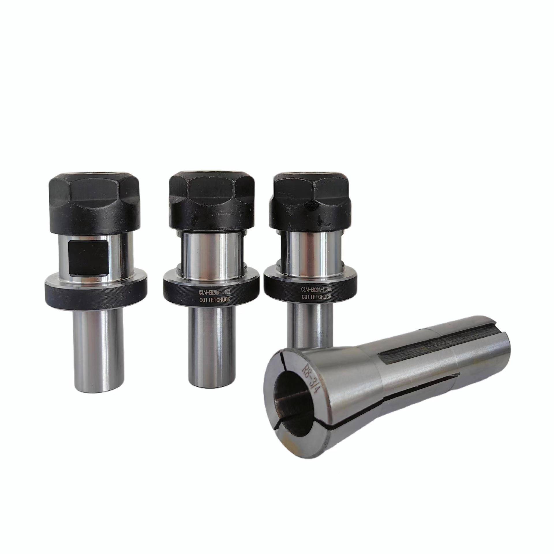 3pcsC/4-ER20AUYF-1.38L延p长杆1+csR8筒夹3/4孔径-3M12后拉螺纹