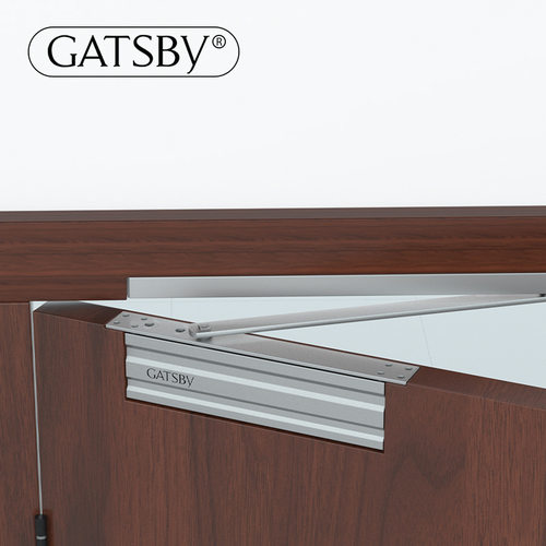 暗藏式闭门器隐形木门自动液压缓冲关门器90度定位隐藏可调力度