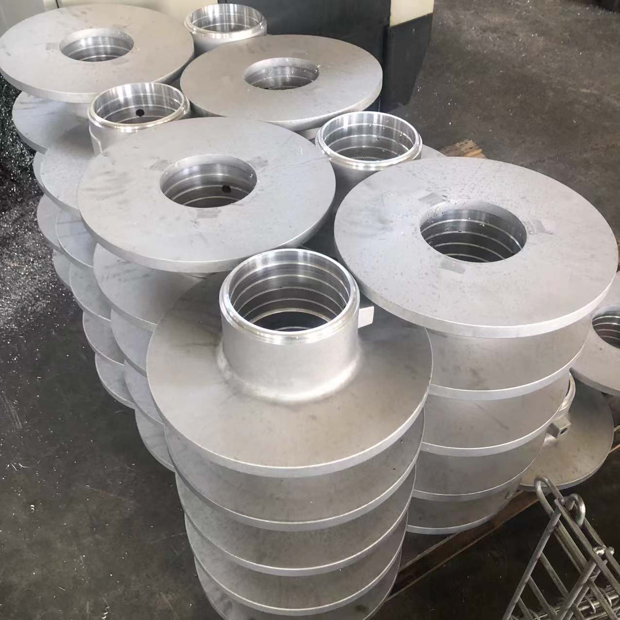 铸铝法兰 铝合金重力铸铝浇铸铝件翻砂 实体铸造厂压铸件