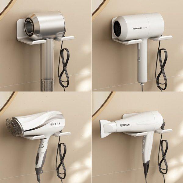 吹风机置物架免打孔白色卫生间壁挂式支架浴室放电吹风筒收纳架9,家庭/个人清洁工具,吹风机置物架,淘宝优惠券,粉丝福利购,淘宝优惠卷