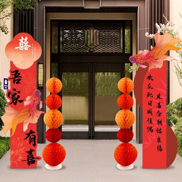 结婚布置农村结婚路引简约kt板指示牌立柱小区单元门农村院内布置,节庆用品/礼品,路引,淘宝优惠券,粉丝福利购,淘宝优惠卷