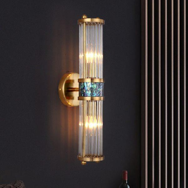 现代简约书房卧室床头灯全铜客厅水晶壁灯玄关电视沙发背景墙灯具,家装灯饰光源,壁灯,淘宝优惠券,粉丝福利购,淘宝优惠卷