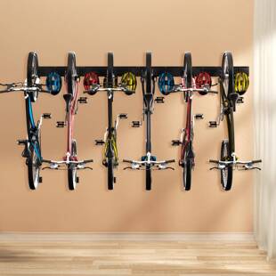 自行车挂钩热销款 自行车墙壁挂架 山地车墙上收纳支架六套装