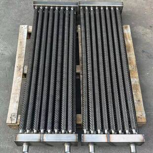 304不锈钢翅片管散热器导热油散热片工业烘干机加热器蒸汽取暖片