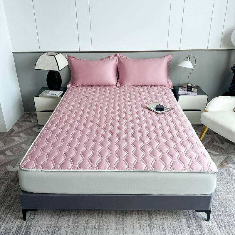 A类母婴级纯色莱赛尔天丝蚕蛹蛋白夹棉绗缝加高床笠款床垫保护垫,农用物资,其他肥料,淘宝优惠券,粉丝福利购,淘宝优惠卷