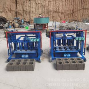 大中小型免烧液压全自动水泥制砖机标砖垫块砖机空心面包移动砖机