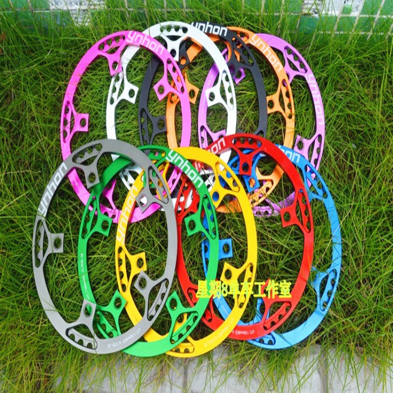 litepro同款 云行盘片412牙盘带护盘45/47t 130mmBCD CNC工艺