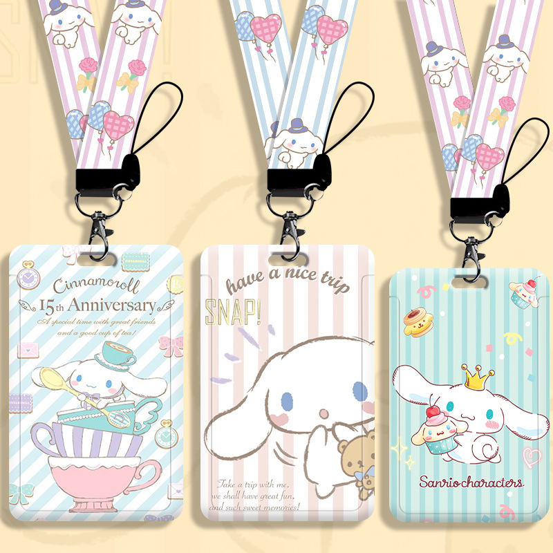 卡通公交卡套三丽鸥学生校园卡证件套行李校牌电梯厂牌高颜值ins