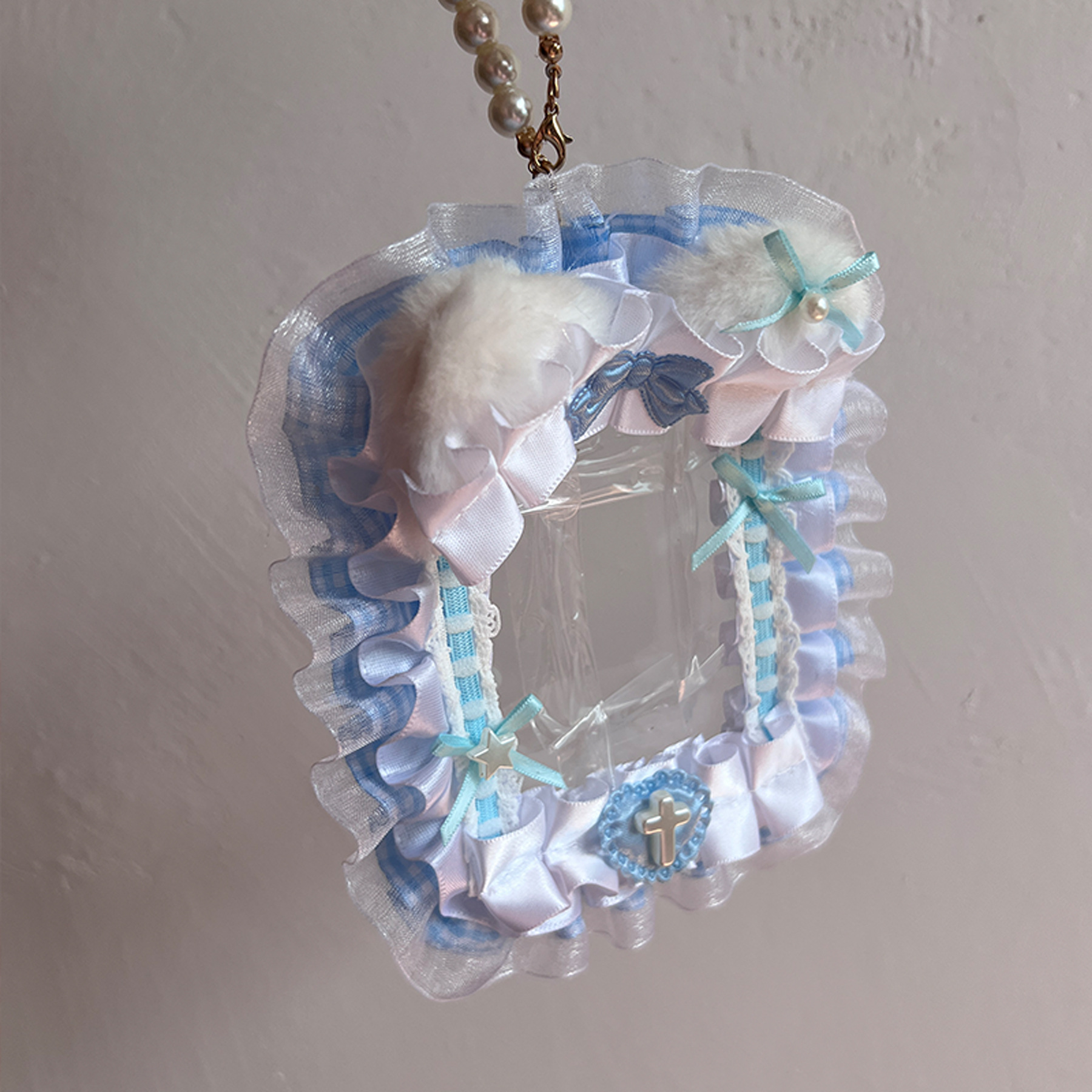 现货蕾丝卡套成品原创咕卡套ins