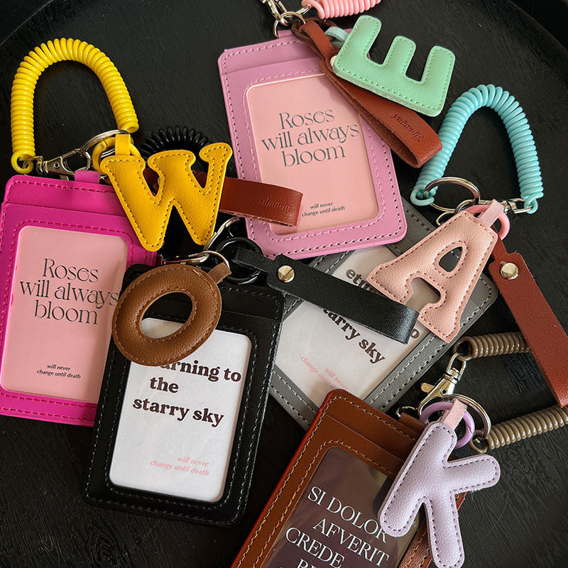 卡套挂绳钥匙扣公交一体饭卡透明