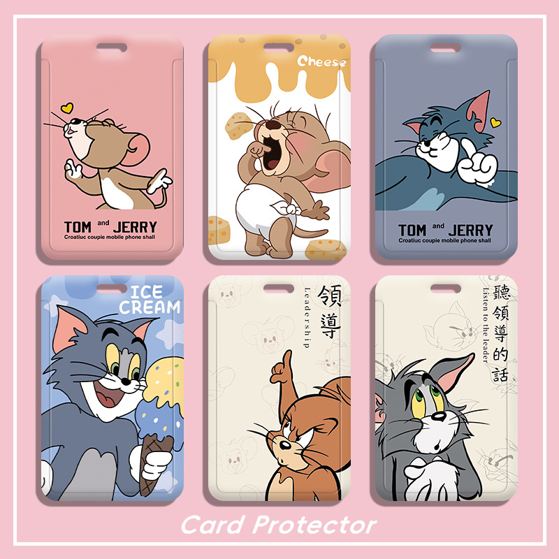 卡通公交卡套可爱学生校园卡证件套工作牌校牌电梯厂牌高颜值ins