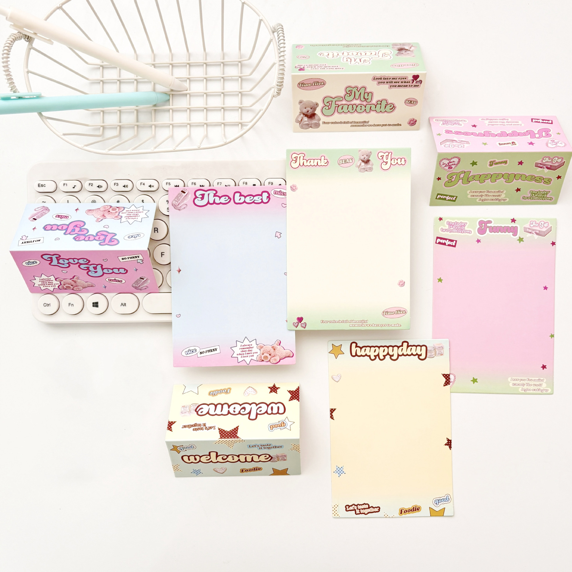 美式y2k拼色出卡卡头卡背背卡保