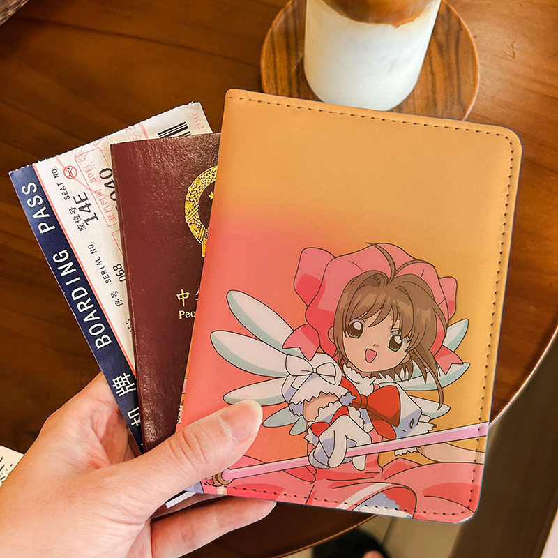 魔卡少女樱可爱卡套证件包保护套多卡通护照夹功能卡出国旅行收纳