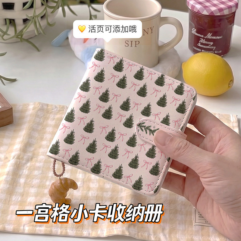 创意圣诞一宫格相册女追星三寸小卡册相册拍立得高颜值名片卡片