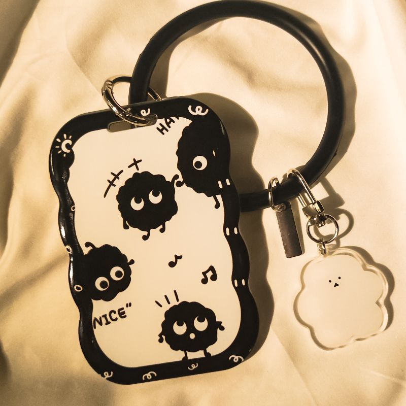 可爱防丢卡套公交校园学生饭卡公