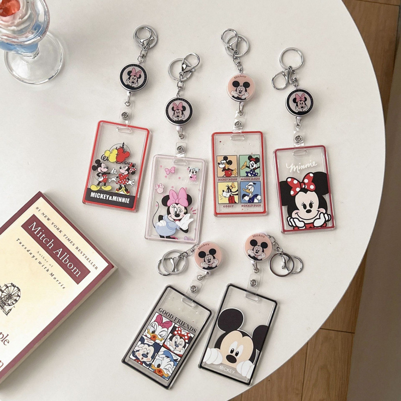 米奇米妮卡套透明卡通儿童公交饭