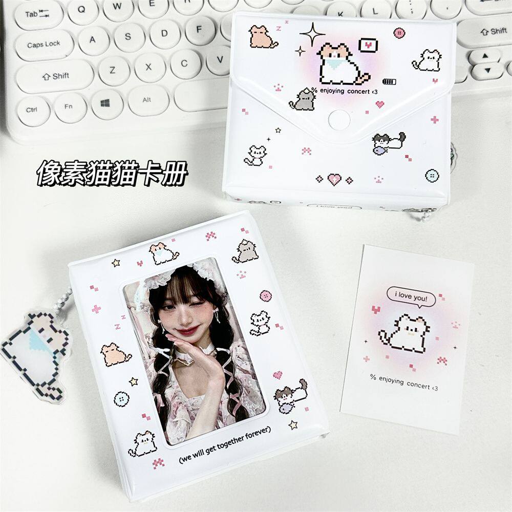 平价可爱像素风小猫卡套3寸一宫