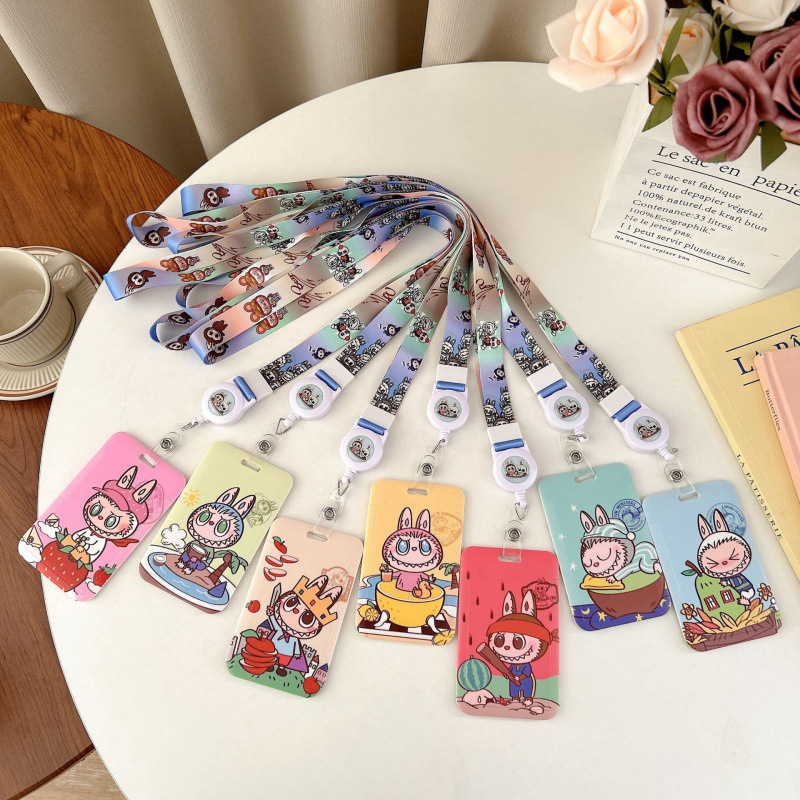 拉布布单人款系列胸卡长绳卡套学