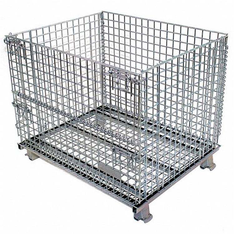 折叠式仓库笼金属堆垛料筐网格笼子带轮移动仓储笼超市铁框笼,畜牧/养殖物资,畜牧/养殖器械,淘宝优惠券,粉丝福利购,淘宝优惠卷