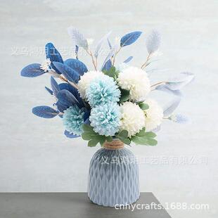 人造迷你小型假植物天然石材和陶瓷盆人家庭办公室桌面和浴室装饰