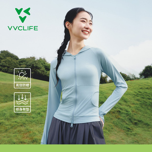 VVClife夏季修身防晒衣女