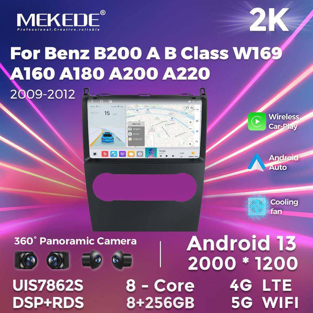 适用于BenzB200ABClassW169A160A180A200安卓车载导航仪