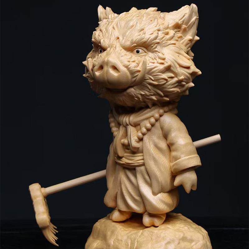 黑神话悟空木雕雕刻净坛使者猪八戒神像人物摆件家居汽车内饰装饰,农用物资,其他肥料,淘宝优惠券,粉丝福利购,淘宝优惠卷