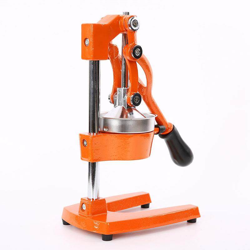 直销商用铸铁手动水果榨汁机榨橙汁机石榴榨汁机手动压汁器