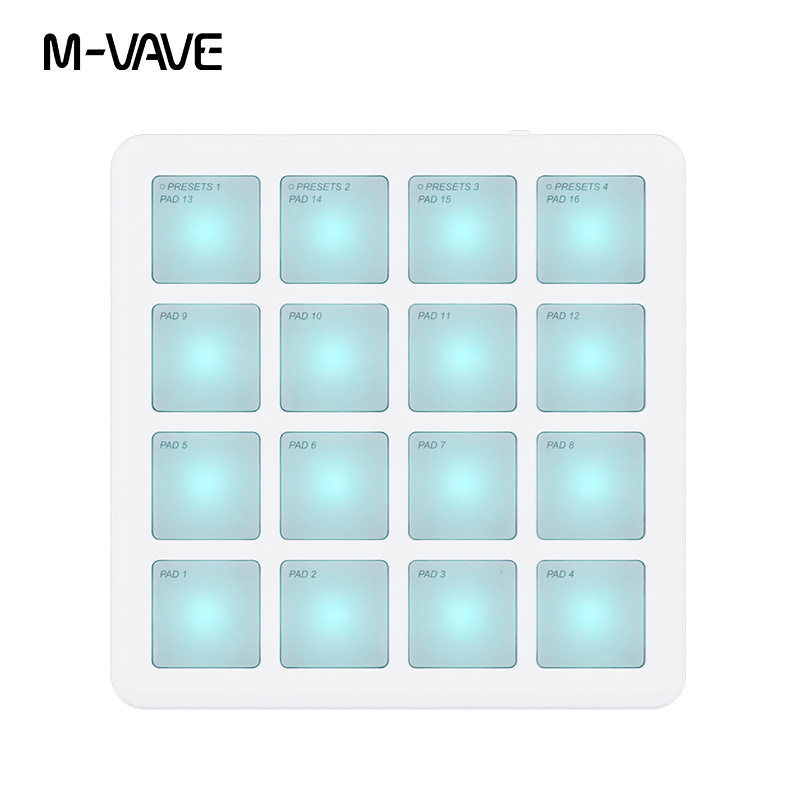MIDI打击垫便携式DJ音乐RGB编曲专业键盘控制器