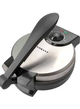 出口薄饼机不粘锅家用电饼铛大饼机双面烤饼机ROTIMAKER