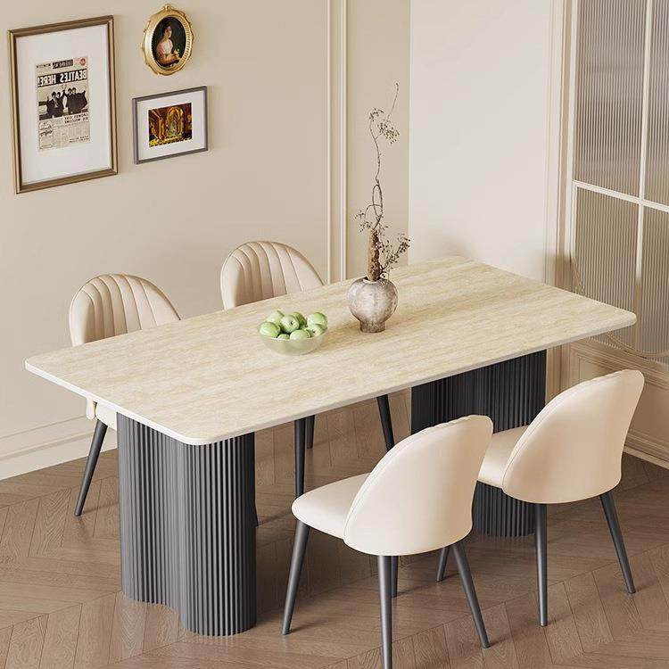 意式岩板餐桌家用小户型现代简约轻奢高级感长方形餐桌椅吃饭桌子,纺织面料/辅料/配套,纺织机械配件,淘宝优惠券,粉丝福利购,淘宝优惠卷