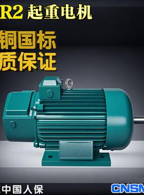 JZR2冶金起重电机行车吊塔桥式提升机天车大小车龙门吊电机单轴双