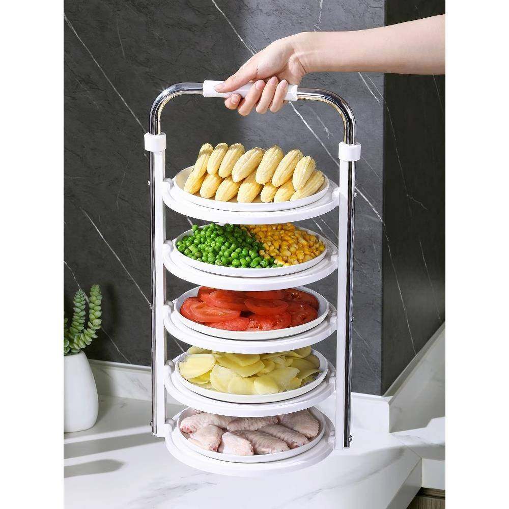 可折叠备菜置物架多功能配菜盒收纳托盘厨房多层放菜盘子神器火锅,节庆用品/礼品,新娘配件,淘宝优惠券,粉丝福利购,淘宝优惠卷
