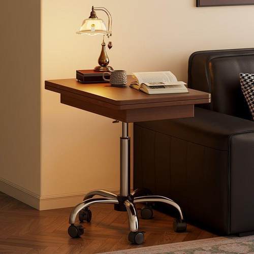 沙发边几卧室可移动床边桌客厅茶几小桌子阳台置物架升降电脑桌子