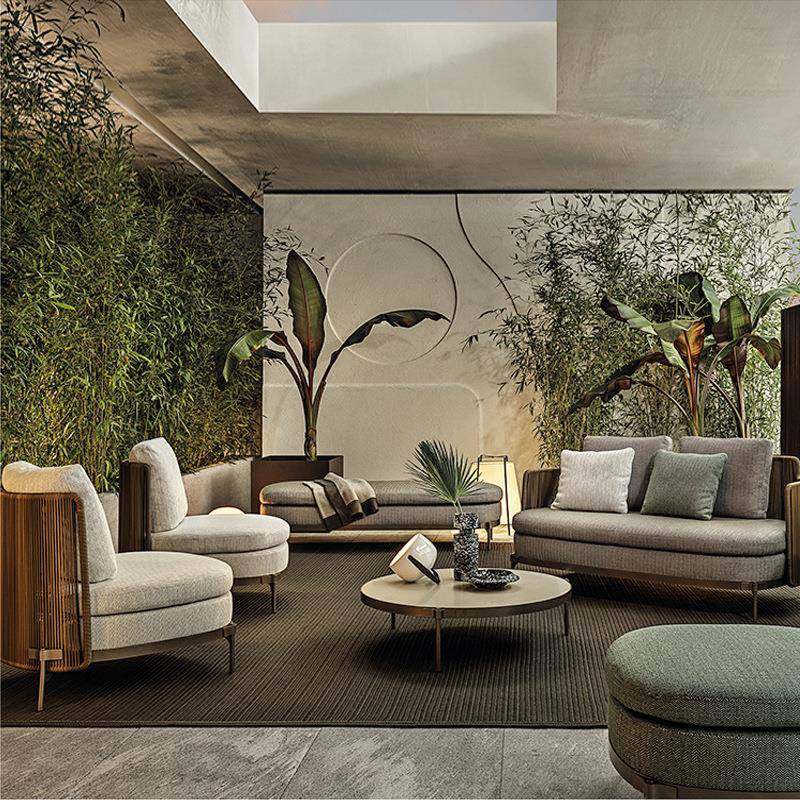 创意户外藤椅沙发客厅露台庭院花园藤编沙发组合软装设计藤编家具,农用物资,其他肥料,淘宝优惠券,粉丝福利购,淘宝优惠卷