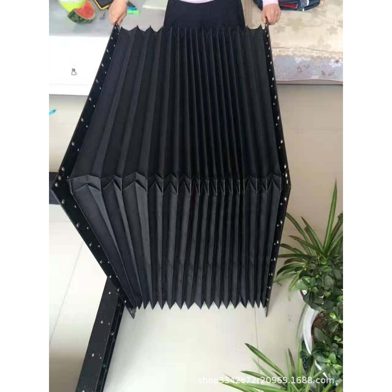 机床导轨风琴防护罩折叠耐火阻燃柔性伸缩式防尘罩铠甲防尘罩