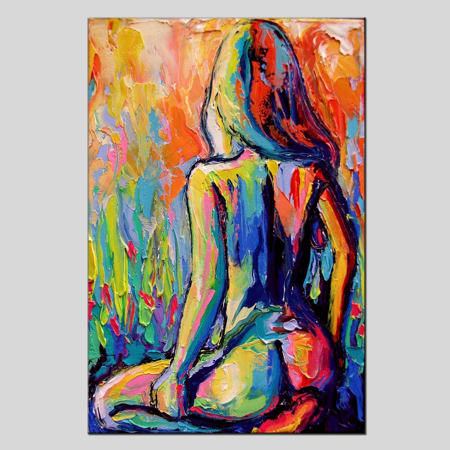 抽象女人油画,无框画有框画丙稀画,装饰画,工艺画,直销