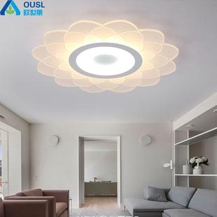 超薄防潮吸顶灯led室内灯具简约花形卧室灯亚克力现代客厅灯具