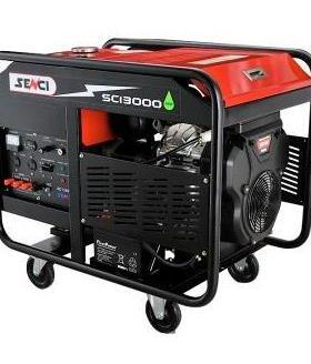 10KW神驰汽油发电机SC13000安来发电机三相双电压等功率发电机