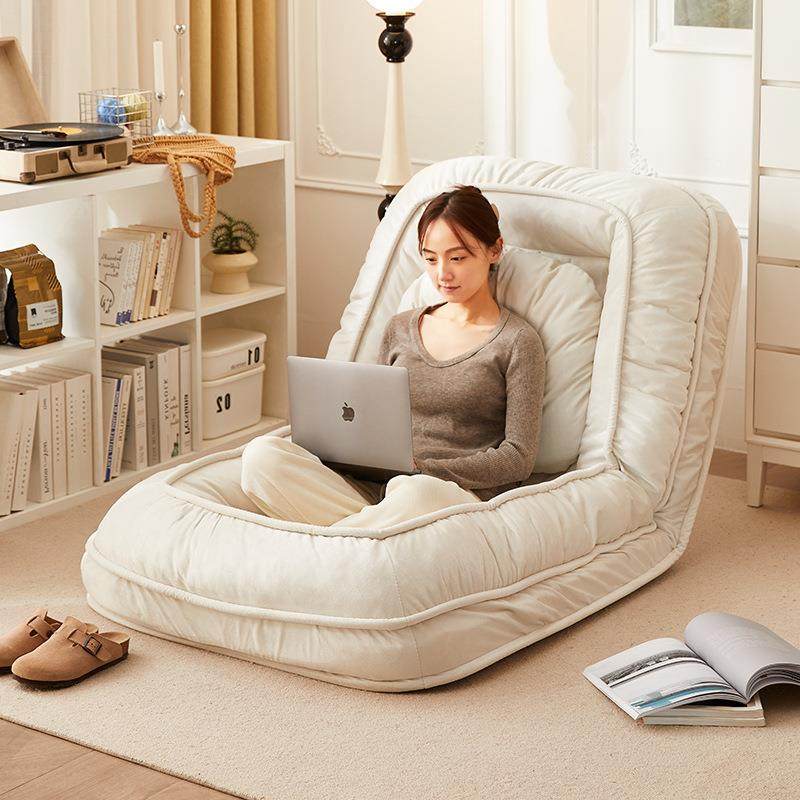 躺椅客厅人类狗窝舒适懒人沙发可躺可睡卧室折叠小沙发榻榻米座椅,纺织面料/辅料/配套,纺织机械配件,淘宝优惠券,粉丝福利购,淘宝优惠卷