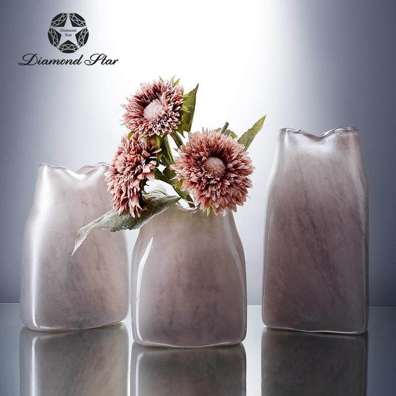 钻石星粉瓷玻璃花瓶高级感复古水培插花器高颜值软装摆件花瓶,机械设备,其他机械设备,淘宝优惠券,粉丝福利购,淘宝优惠卷
