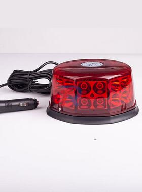 红色36LED八角吸顶灯爆闪灯警示灯36W汽车LED短排吸顶灯车顶灯